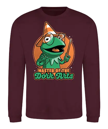 Dark Magic Frog  - puppet, animal, dark, occult, occultism, magic, magical, magician, cute, puppets, nerd, geek, fun, funny, frog - Sweatshirt