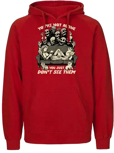 Ghosts and Cats Everywhere - Ghosts, cat, pet, Cats, cute, fun, funny, cosmic horror, horror, ghost, stories, dead, spirits, zombies, book, bookworm, books, relax, scary, creepy, scared, evil - Fairtrade Hoodie