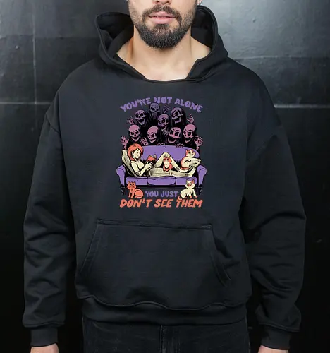 Ghosts and Cats Everywhere - Colored