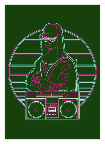 Retro Mona Lisa