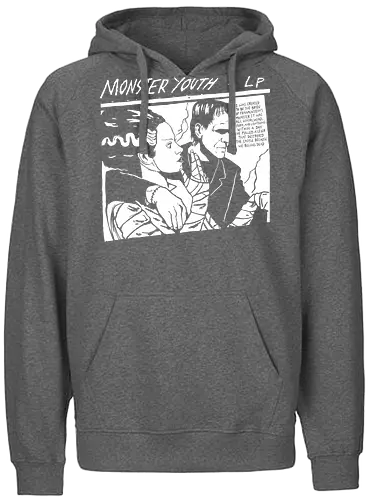 Monster Youth - frankenstein, retro, halloween, monster, demonigote, youth, parody - Fairtrade Hoodie