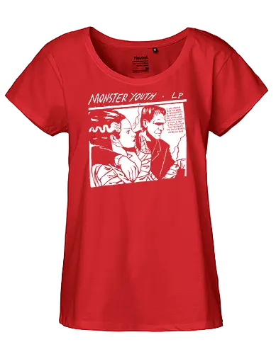 Monster Youth - frankenstein, retro, halloween, monster, demonigote, youth, parody - Fairtrade Girl Shirt
