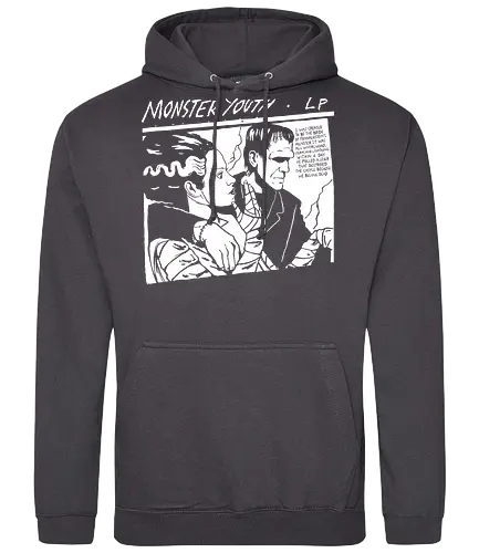 Monster Youth - frankenstein, retro, halloween, monster, demonigote, youth, parody - Standard Hoodie