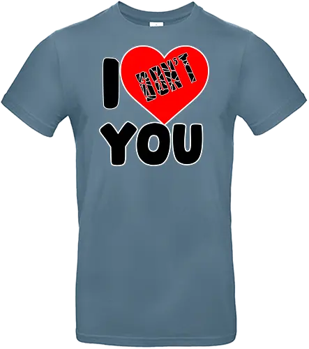 I Don't Love You (Ich liebe dich nicht) - Herzschmerz, Freiheit, Unabhängigkeit, Single-Leben, kein Drama, schwarzer Humor, Satire, Textdesign, Statement, Valentinstag, Singles, Trennung, Sarkasmus, Humor, lustig, ironisch, Anti-Liebe, Beziehung, Ex-Freund, Ex-Freundin - Standard T-Shirt
