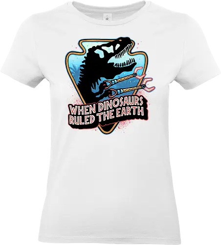 When Dinosaurs Ruled the Earth - Movie, film, dinosaur, adventure, dinosaurs, sci-fi, science fiction, action - Standard T-Shirt (Frauen)