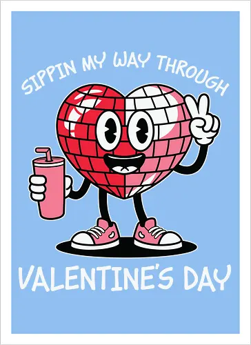 Sipping my way through Valentine's Day. 