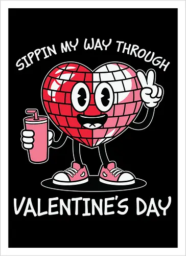 Sipping my way through Valentine's Day. 