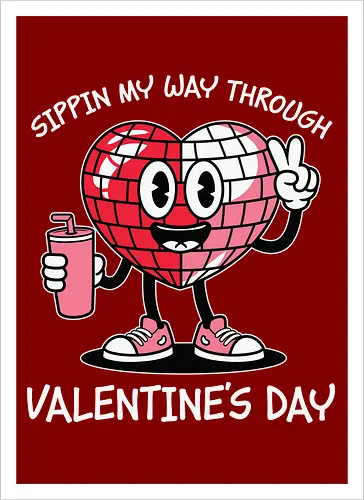 Sipping my way through Valentine's Day. 
