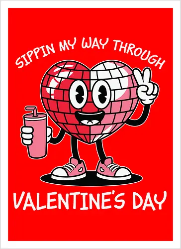 Sipping my way through Valentine's Day. 