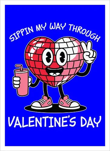 Sipping my way through Valentine's Day. 