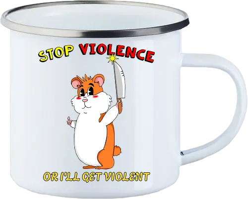 Stop Violence Hamster (Stoppt Gewalt Hamster)