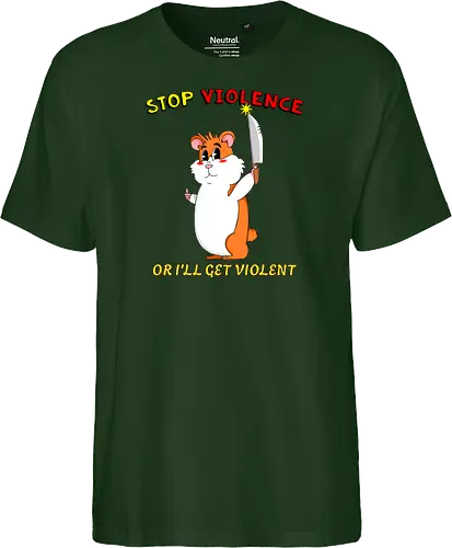 Stop Violence Hamster (Stoppt Gewalt Hamster)