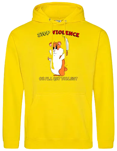Stop Violence Hamster (Stoppt Gewalt Hamster)