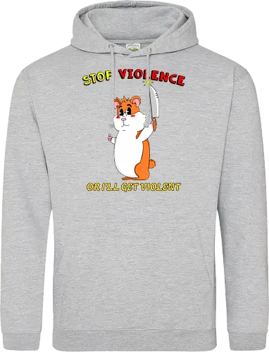 Stop Violence Hamster (Stoppt Gewalt Hamster)