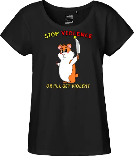 Stop Violence Hamster (Stoppt Gewalt Hamster)