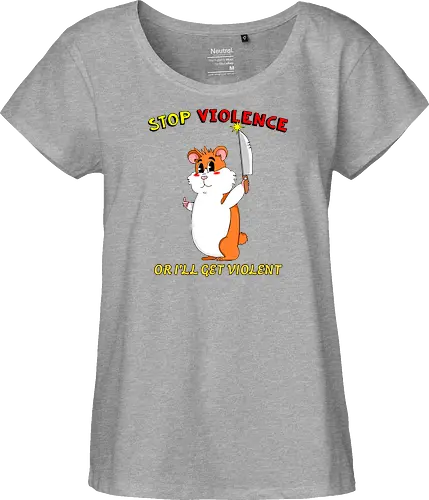 Stop Violence Hamster (Stoppt Gewalt Hamster)