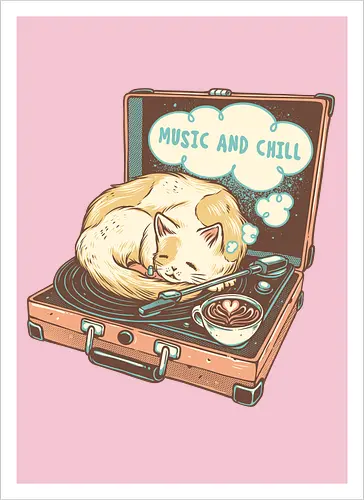 Music and Chill Cat