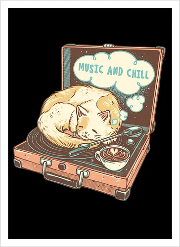 Music and Chill Cat