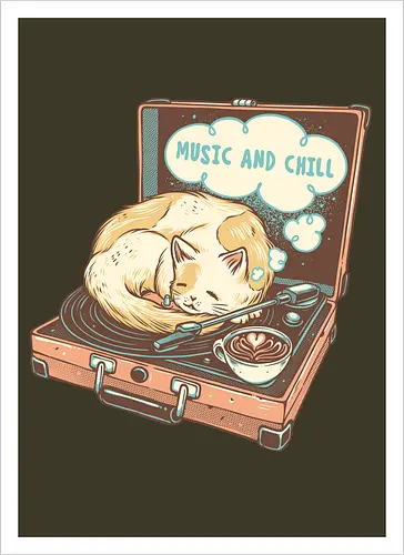 Music and Chill Cat