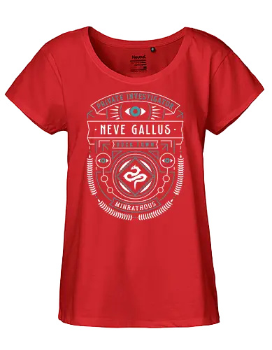 Minrathous Private Investigator Crest - dragon, veilguard, veil guard, video game, coffee, gaming, gamer, lyrium dagger, age, emmrich volkarin, rook, manfred, lucanis, bellara lutare, neve gallus, rpg, inquisition - Fairtrade Girl Shirt