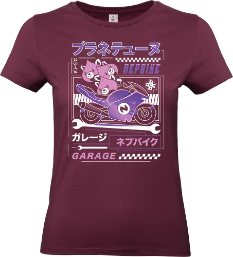 Planeptune Garage Aesthetic - hyperdimension, neptunia, purple heart, megadimension, superdimension, 4 goddesses online, nep nep, super neptunia rpg, neptune, video game, gaming, dogoo, neptunia vii, top nep, nepgear, nepnep - Standard T-Shirt (Frauen)