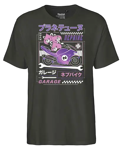 Planeptune Garage Aesthetic - hyperdimension, neptunia, purple heart, megadimension, superdimension, 4 goddesses online, nep nep, super neptunia rpg, neptune, video game, gaming, dogoo, neptunia vii, top nep, nepgear, nepnep - Fairtrade T-Shirt