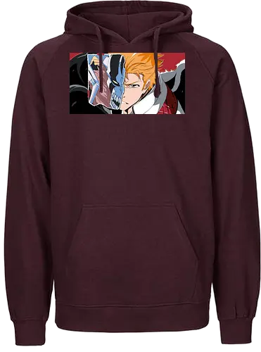 Half Hollow - anime, manga, ichigo, hollow, shinigami - Fairtrade Hoodie
