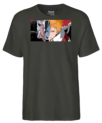 Half Hollow - anime, manga, ichigo, hollow, shinigami - Fairtrade T-Shirt