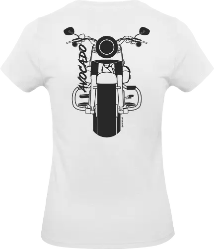 Harley Davidson Fat Boy Luca Schwarz - Saisonstart2025, motorrad, bike, biker, Bremen, Niedersachsen, Oldenburg, Leer, Norden, Emsland, Cloppenburg - Standard T-Shirt (Frauen)
