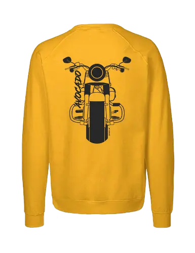 Harley Davidson Fat Boy Luca Schwarz - Saisonstart2025, motorrad, bike, biker, Bremen, Niedersachsen, Oldenburg, Leer, Norden, Emsland, Cloppenburg - Fairtrade Sweatshirt