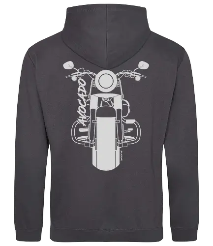 Harley Davidson Fat Boy Luca Weiß - Saisonstart2025, motorrad, bike, biker, Bremen, Niedersachsen, Oldenburg, Leer, Norden, Emsland, Cloppenburg - Standard Hoodie