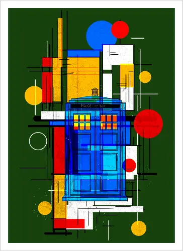Constructivist blue box