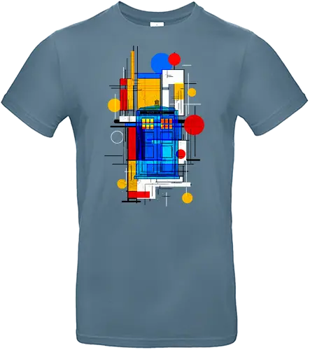 Constructivist blue box - Doctor, dr who, whovian, tardis, scifi, tv show, pop culture, cult tv - Standard T-Shirt