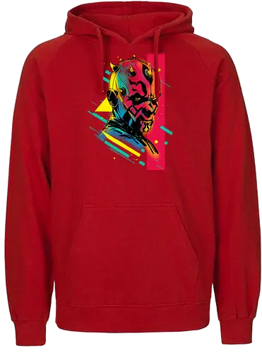 The synth - scifi, Space Opera, syth, dark side, synthwave, retro, vintage - Fairtrade Hoodie
