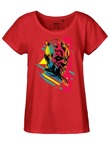 The synth - scifi, Space Opera, syth, dark side, synthwave, retro, vintage - Fairtrade Girl Shirt