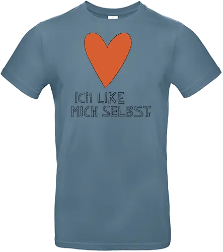 Ich like mich selbst - Liebe, Selbstliebe, Herz, Seele, Love, Spiritualität, Mannmitherz, Fraumitherz, Menschmitherz, selflove - Standard T-Shirt