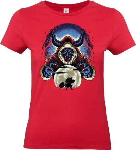 Shadow of Saint Nick - Saint Nick, Krampus, Christmas - Standard T-Shirt (Frauen)