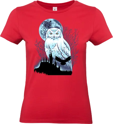 Snowy Owl - Snow, Owl, Winter, Bird - Standard T-Shirt (Frauen)