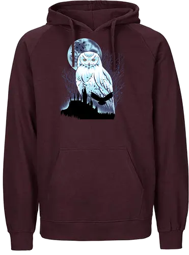 Snowy Owl - Snow, Owl, Winter, Bird - Fairtrade Hoodie
