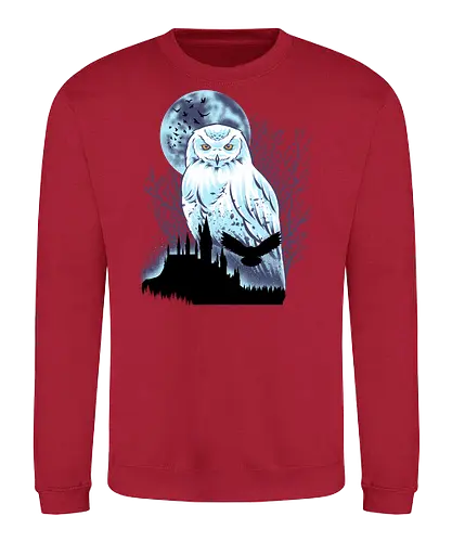 Snowy Owl - Snow, Owl, Winter, Bird - Sweatshirt