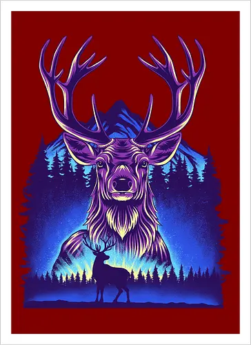 Winter Deer