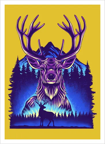 Winter Deer