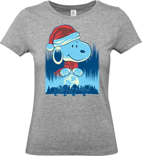 Winter is Here - dog, winter, peanut, ice - Standard T-Shirt (Frauen)