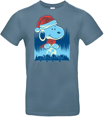 Winter is Here - dog, winter, peanut, ice - Standard T-Shirt
