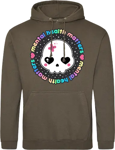 Mental Health Matters Skull