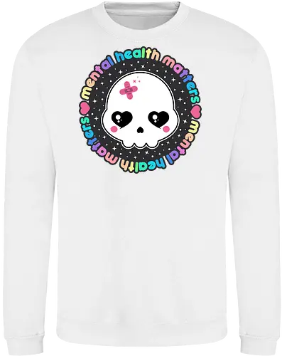 Mental Health Matters Skull