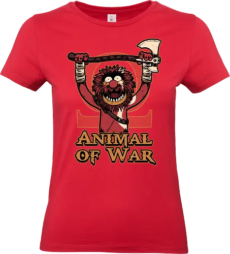 Animal of War Game - Retro, Retro Vintage, Vintage, Barbarian, Greek Mythology, Greek, Norse, Puppets, Puppet, Tv Show, Video Games, Video Game, Game, Classic - Standard T-Shirt (Frauen)