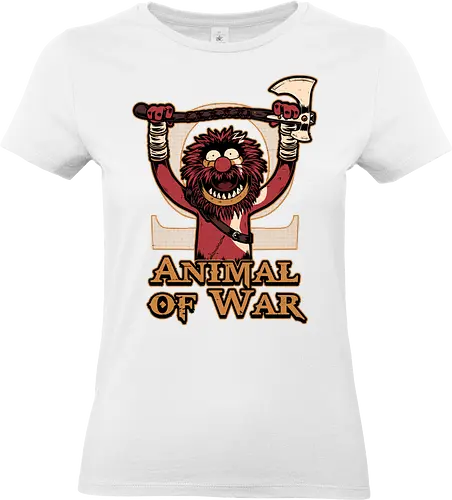 Animal of War Game - Retro, Retro Vintage, Vintage, Barbarian, Greek Mythology, Greek, Norse, Puppets, Puppet, Tv Show, Video Games, Video Game, Game, Classic - Standard T-Shirt (Frauen)