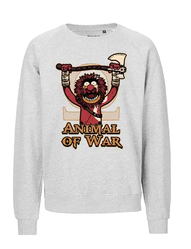 Animal of War Game - Retro, Retro Vintage, Vintage, Barbarian, Greek Mythology, Greek, Norse, Puppets, Puppet, Tv Show, Video Games, Video Game, Game, Classic - Fairtrade Sweatshirt