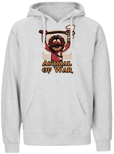 Animal of War Game - Retro, Retro Vintage, Vintage, Barbarian, Greek Mythology, Greek, Norse, Puppets, Puppet, Tv Show, Video Games, Video Game, Game, Classic - Fairtrade Hoodie
